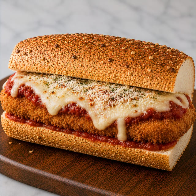 Chicken Parmesan Sandwich.