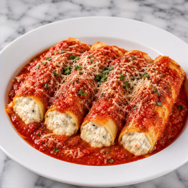 Cheese Manicotti.