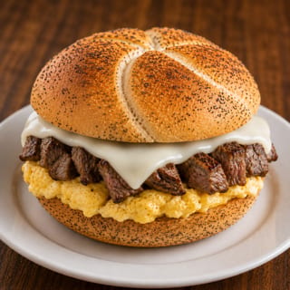 Steak Egg & Cheese Sandwich