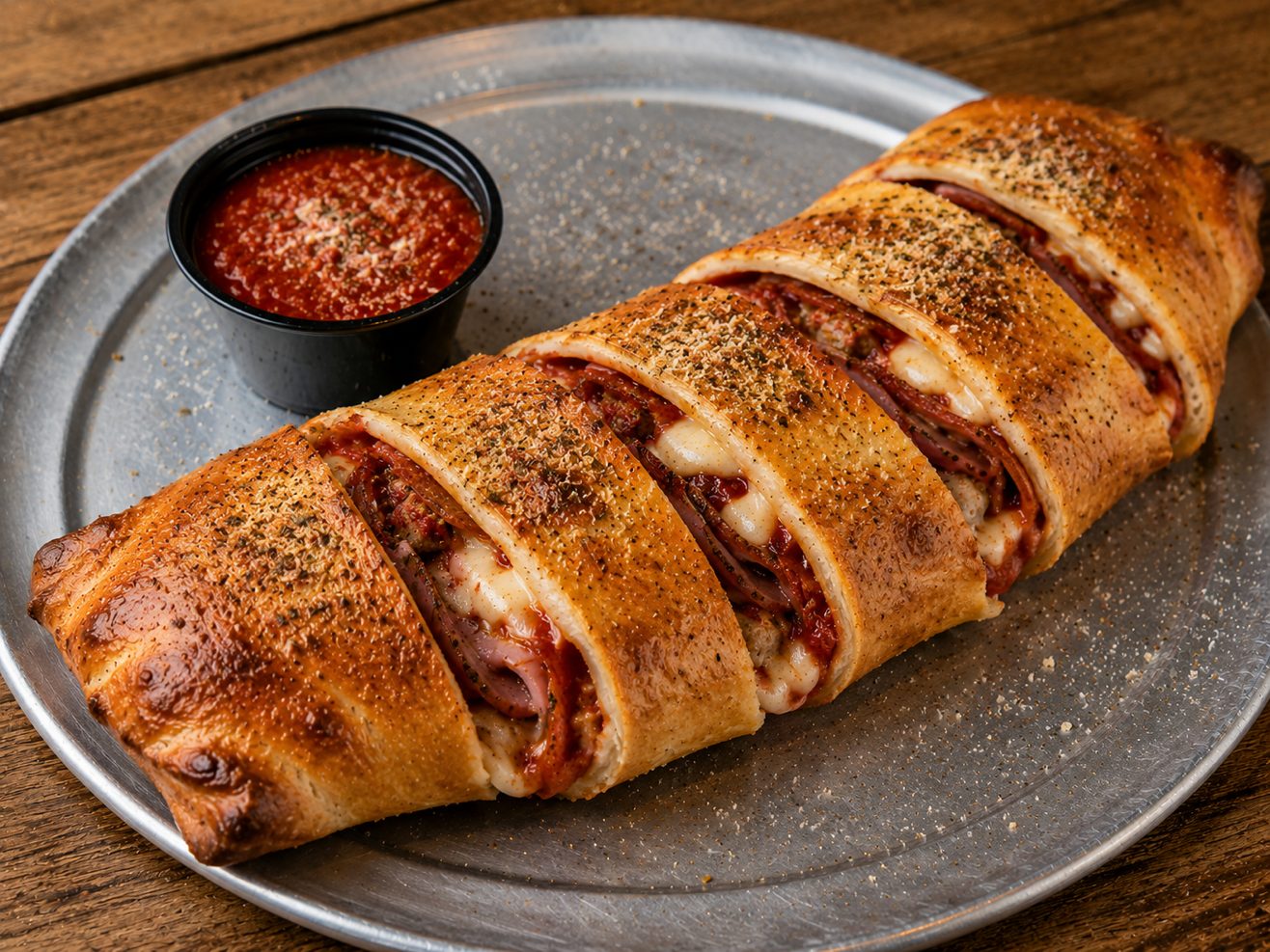 Vegetable Stromboli.