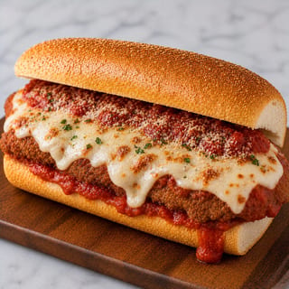 Veal Parmesan Sandwich