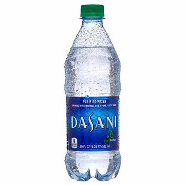 20oz Dasani Water.