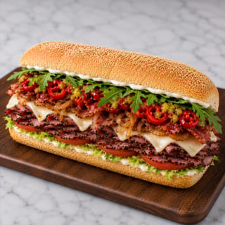 Pastrami Diablo Sandwich