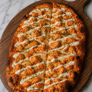 Roman Buffalo Chicken Pizza