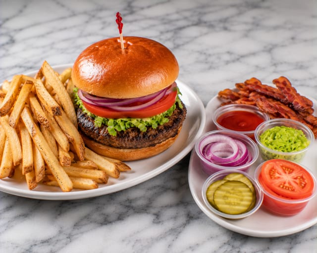 Burger with Fries.