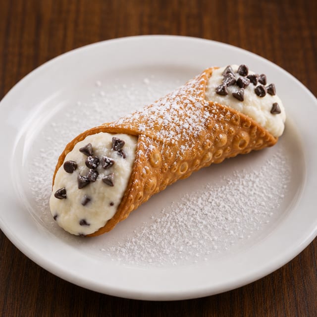Cannoli with Chocolate Chips.