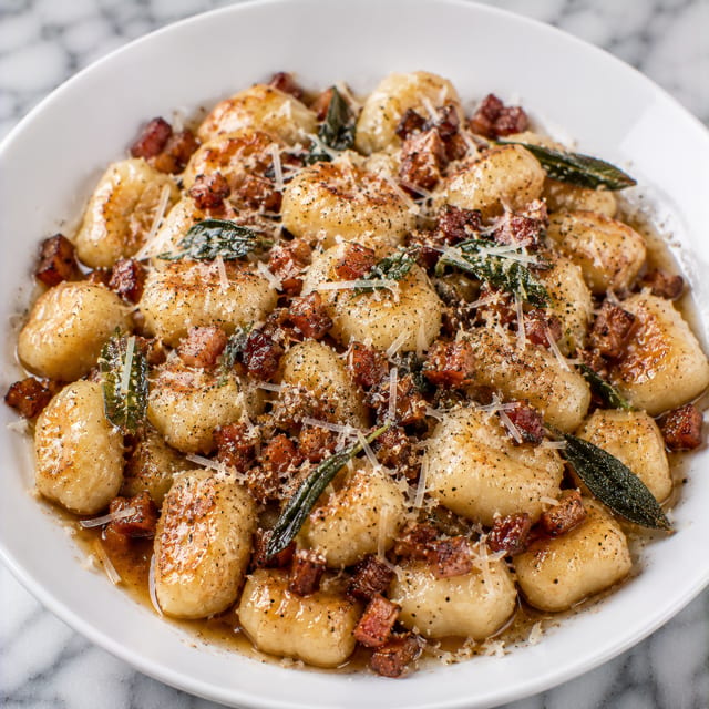 Sage & Brown Butter Gnocchi.