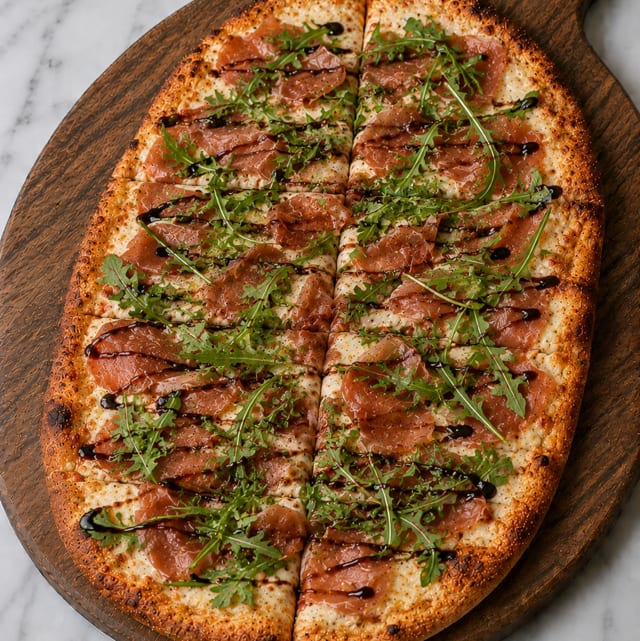 Roman Prosciutto Pizza.