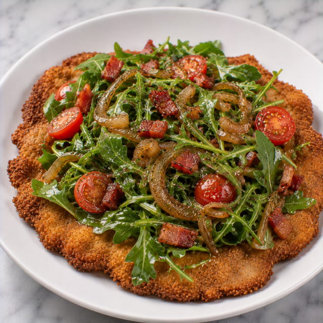 Veal Milanese Entree.