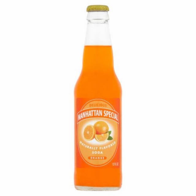 Manhattan Special Orange Soda.