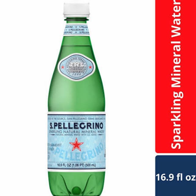 16.9oz San Pellegrino.