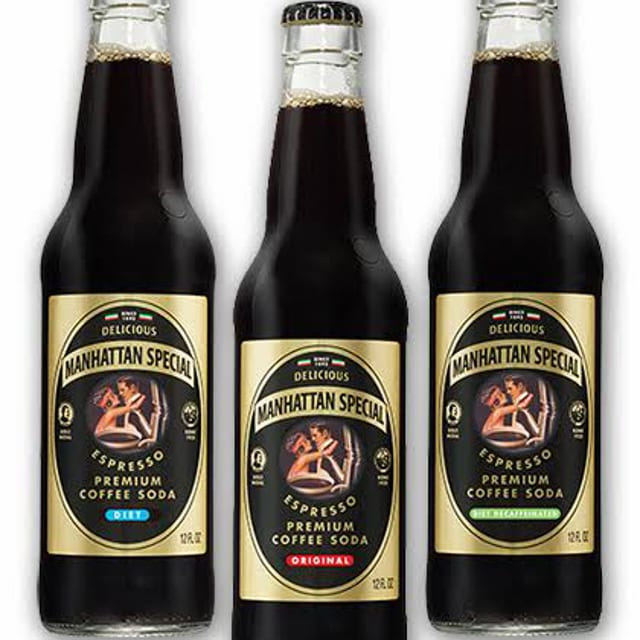 Manhattan Special Coffee Diet Soda 12oz.