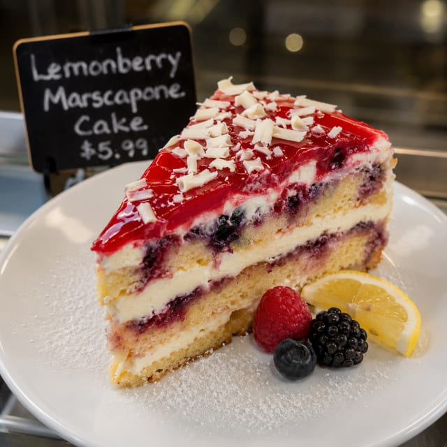 Lemonberry Marscapone Cake.