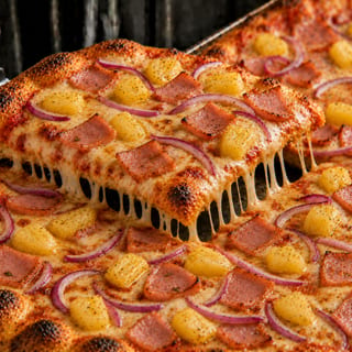 Sicilian Hawaiian Pizza