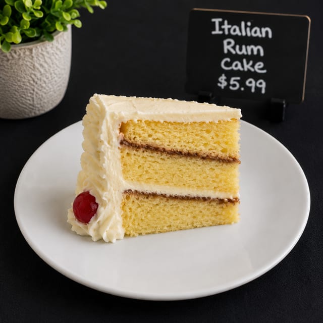 Italian Rum Cake.