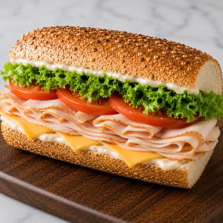 Turkey & Cheese Sandwich