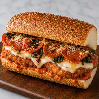 Spicy Vodka Parmesan Sandwich