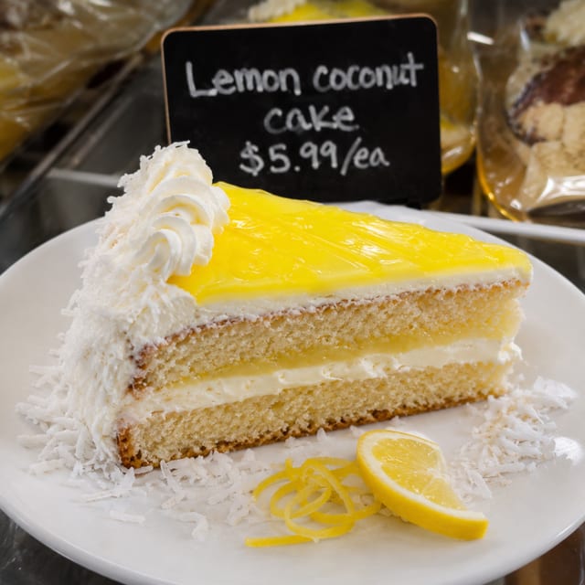 Lemon Coconut Cake.