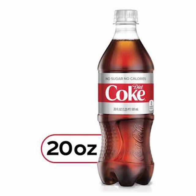 20oz Diet Coke.
