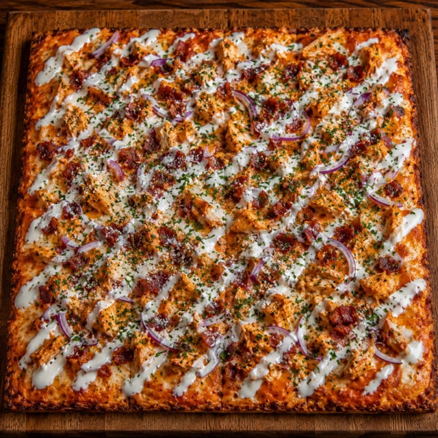 Grandma BBQ Chicken Pizza.