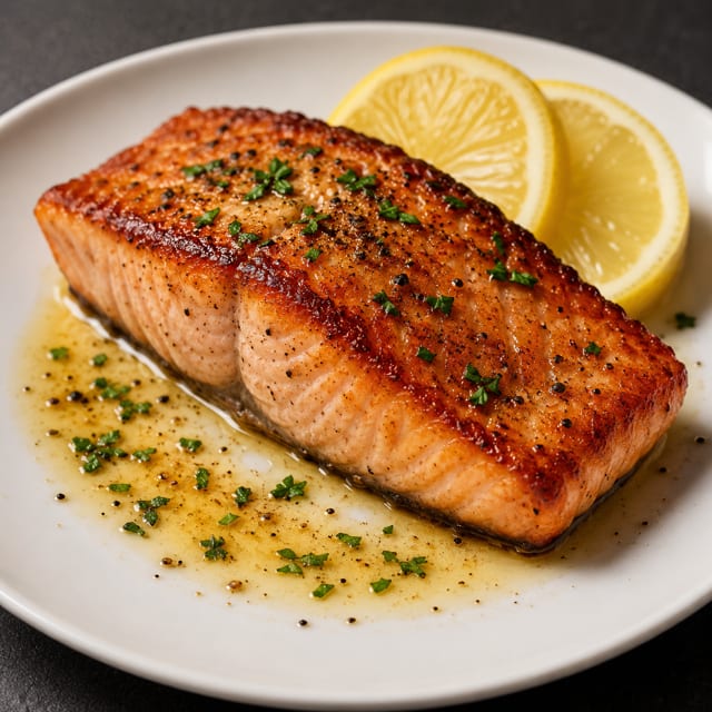 Pan Seared Salmon.