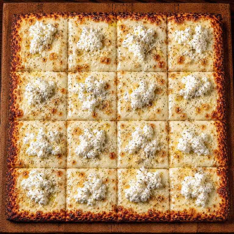 Savor Our White Pizza