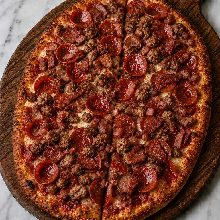 Indulge in Meat Lovers Pizza