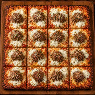 Grandma Meatball & Ricotta Pizza