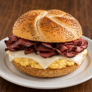 Pastrami Egg & Cheese Sandwich