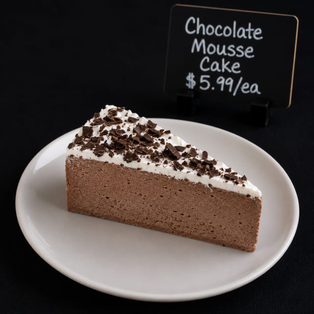 Chocolate Mousse Cake.