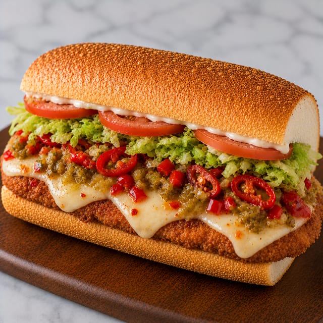 Spicy Chicken Cutlet Sandwich.