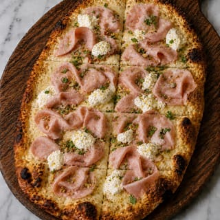 Roman Mortadella Pizza