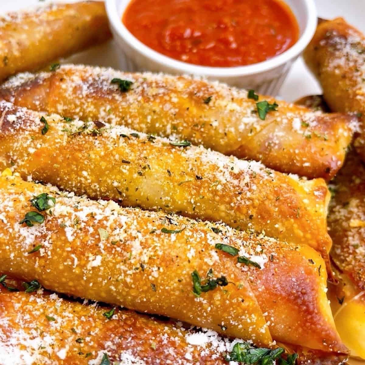 Cheesesteak Egg Rolls.