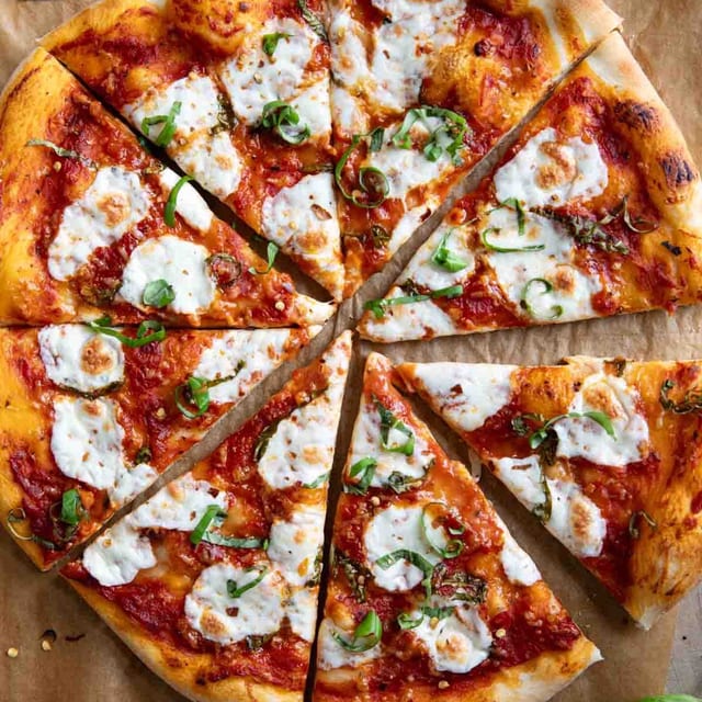 Artisan Margherita Pizza.