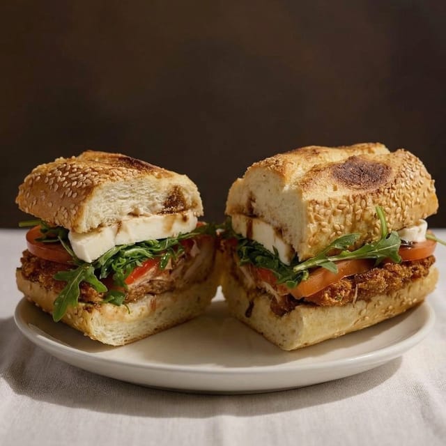 Spicy Chicken Cutlet Sandwich.