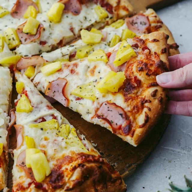 Artisan Hawaiian Pizza.