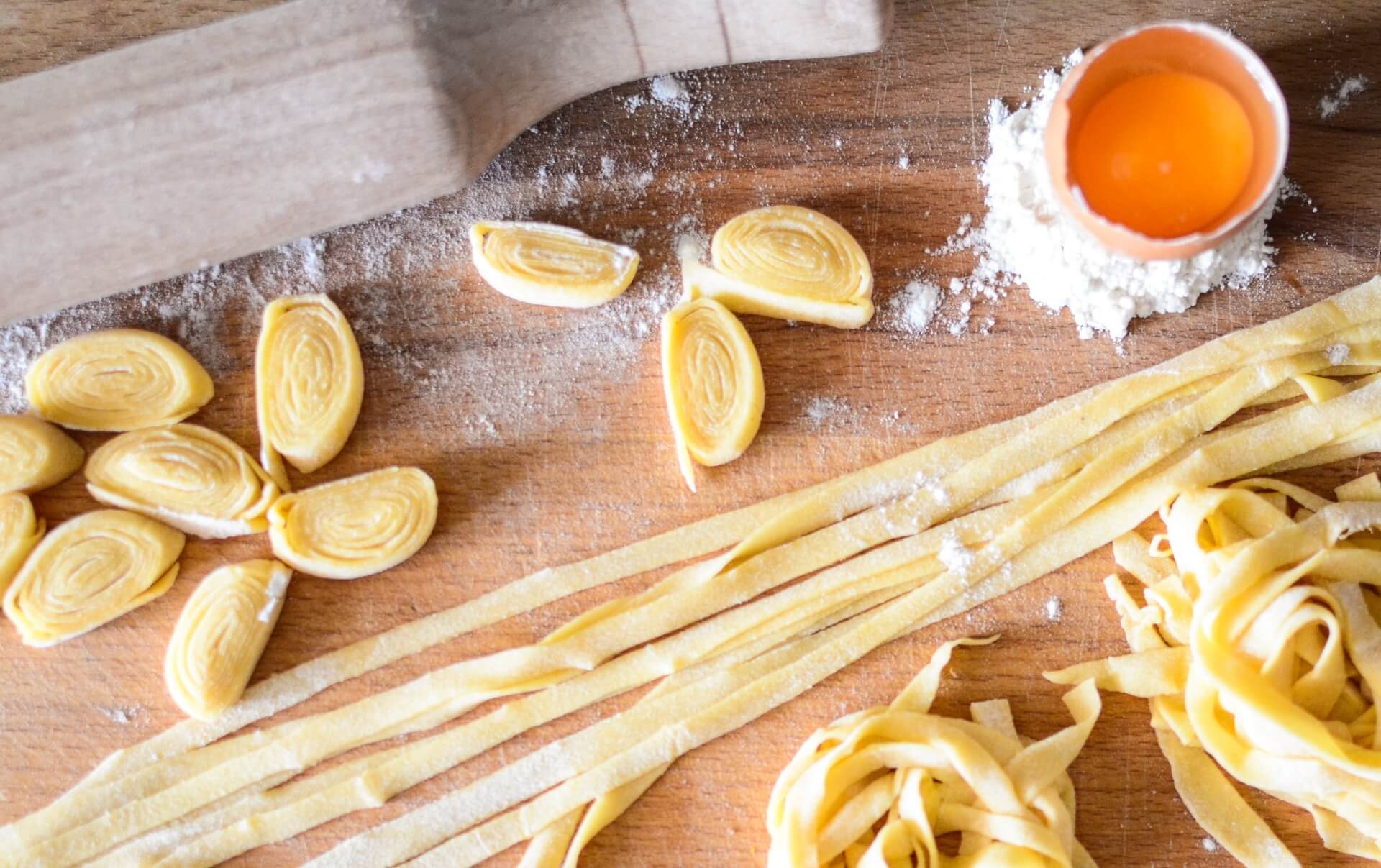 Homemade fresh pasta at Mias Italian Market in Port Saint Lucie